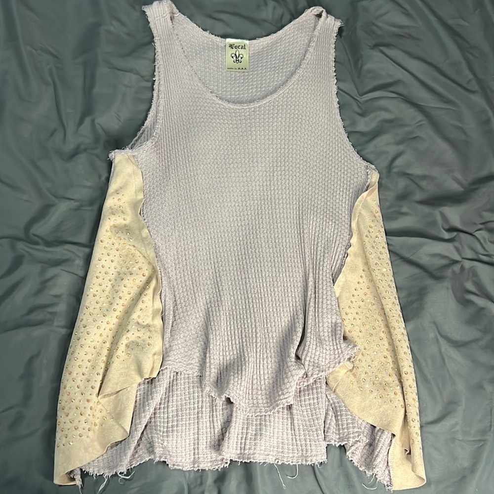 Rhinestone Tank Top